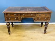 Oak writing table