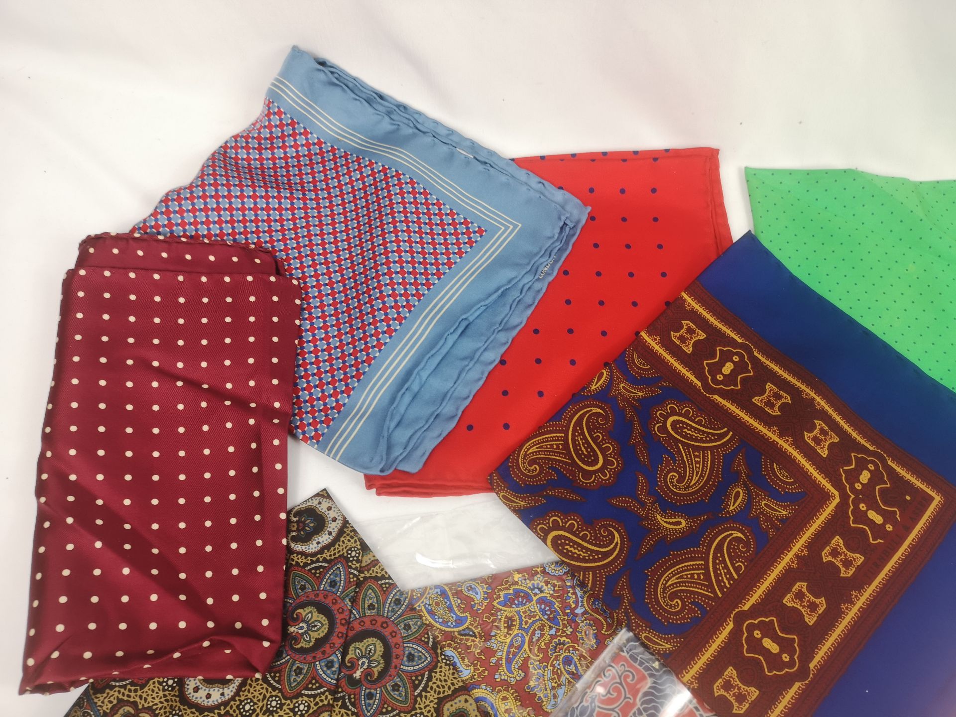 Ten Turnbull and Asser pocket squares - Image 2 of 6