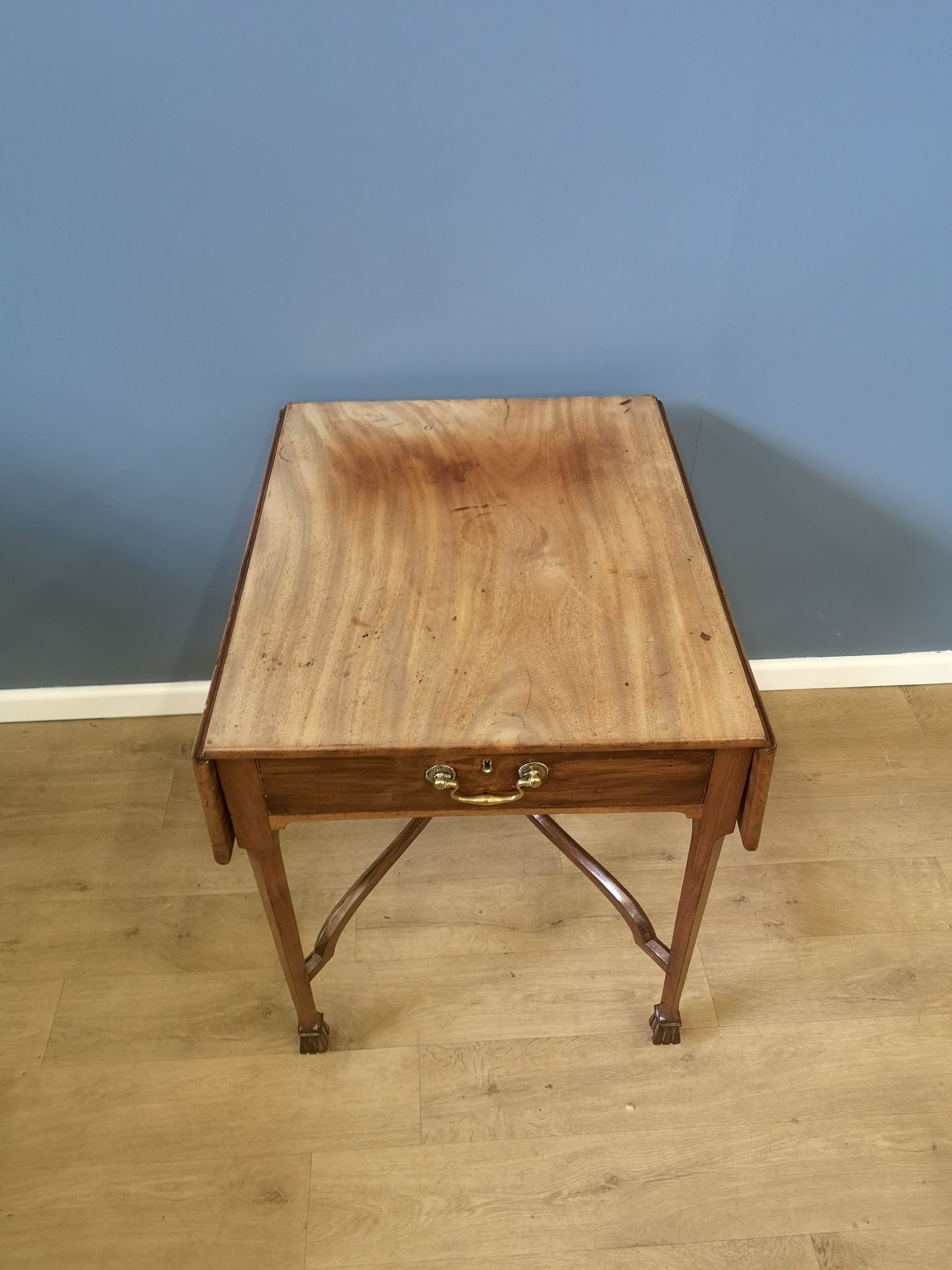 Mahogany dropside table - Image 3 of 5