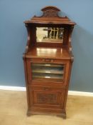 Mahogany music cabinet