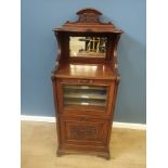 Mahogany music cabinet