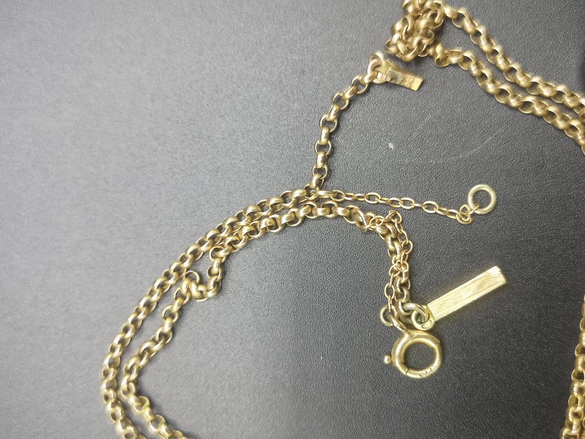 9ct gold necklace - Image 3 of 4