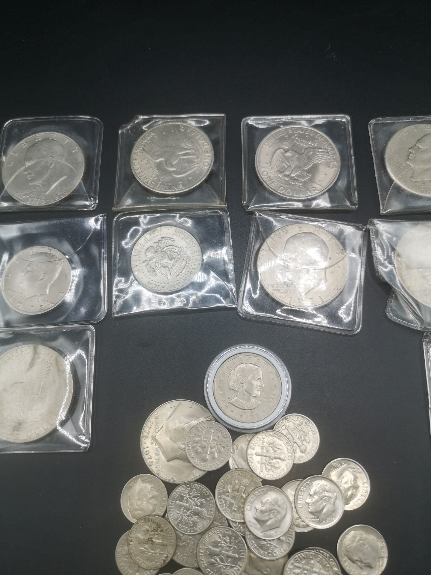 Quantity of US dollar coins, half dollars, dimes and quarters - Image 6 of 7