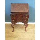 Mahogany drop front bureau