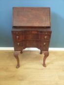 Mahogany drop front bureau