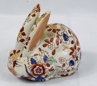 Oriental hand painted rabbit