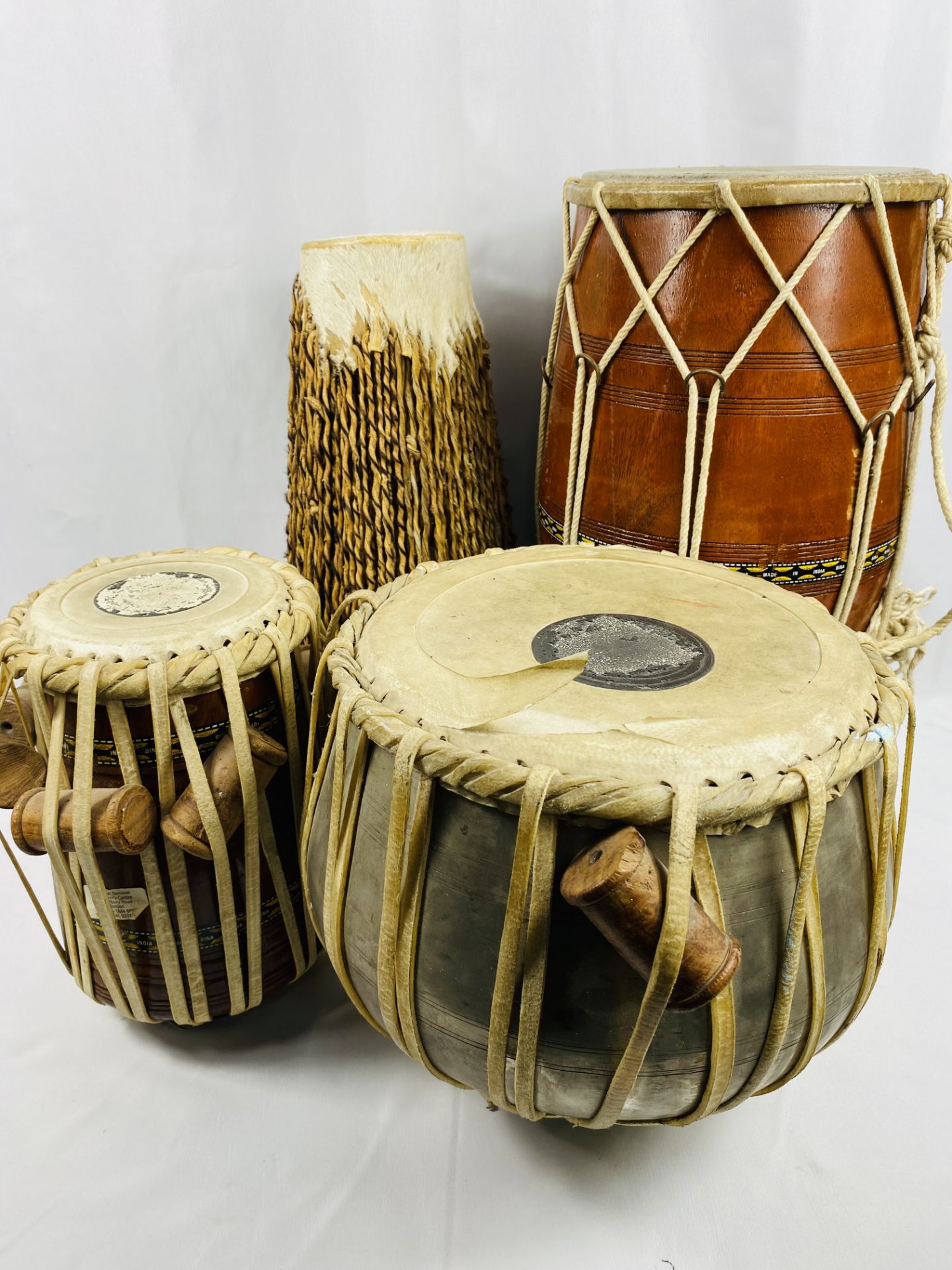 Four Indian drums - Image 4 of 4