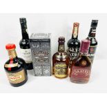 A quantity of spirits and liqueurs