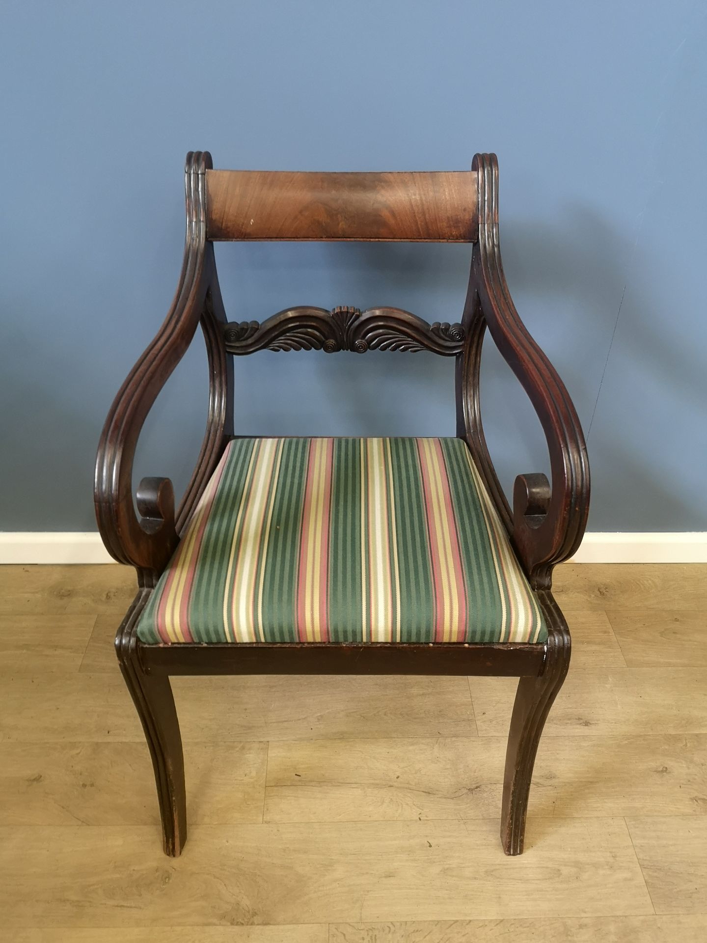 Seven 19th century dining chairs - Image 2 of 5