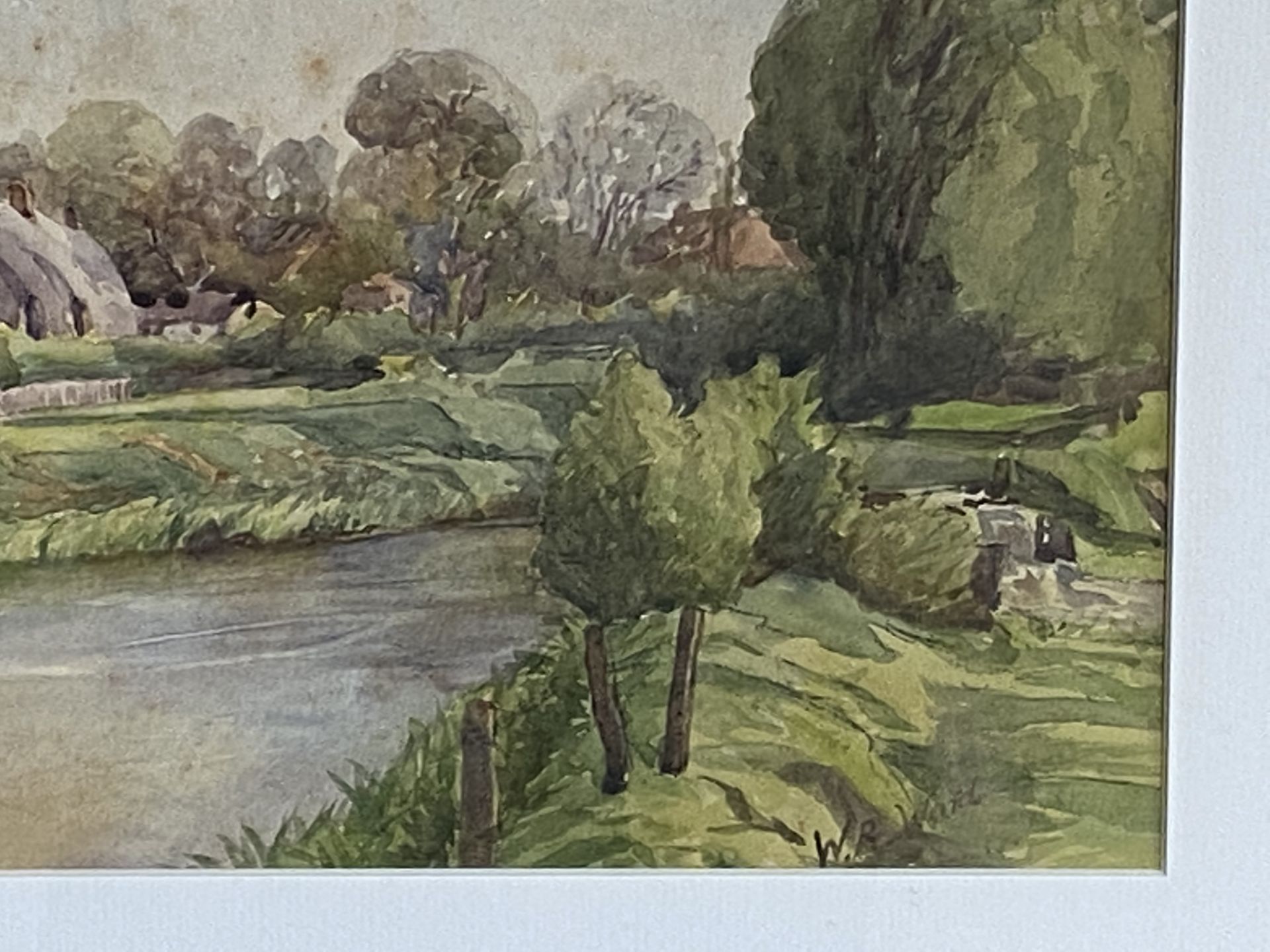W.R. Ward - framed and glazed watercolour - Image 4 of 4