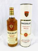 Bottle of Mackinlay's whisky over 35 years old.