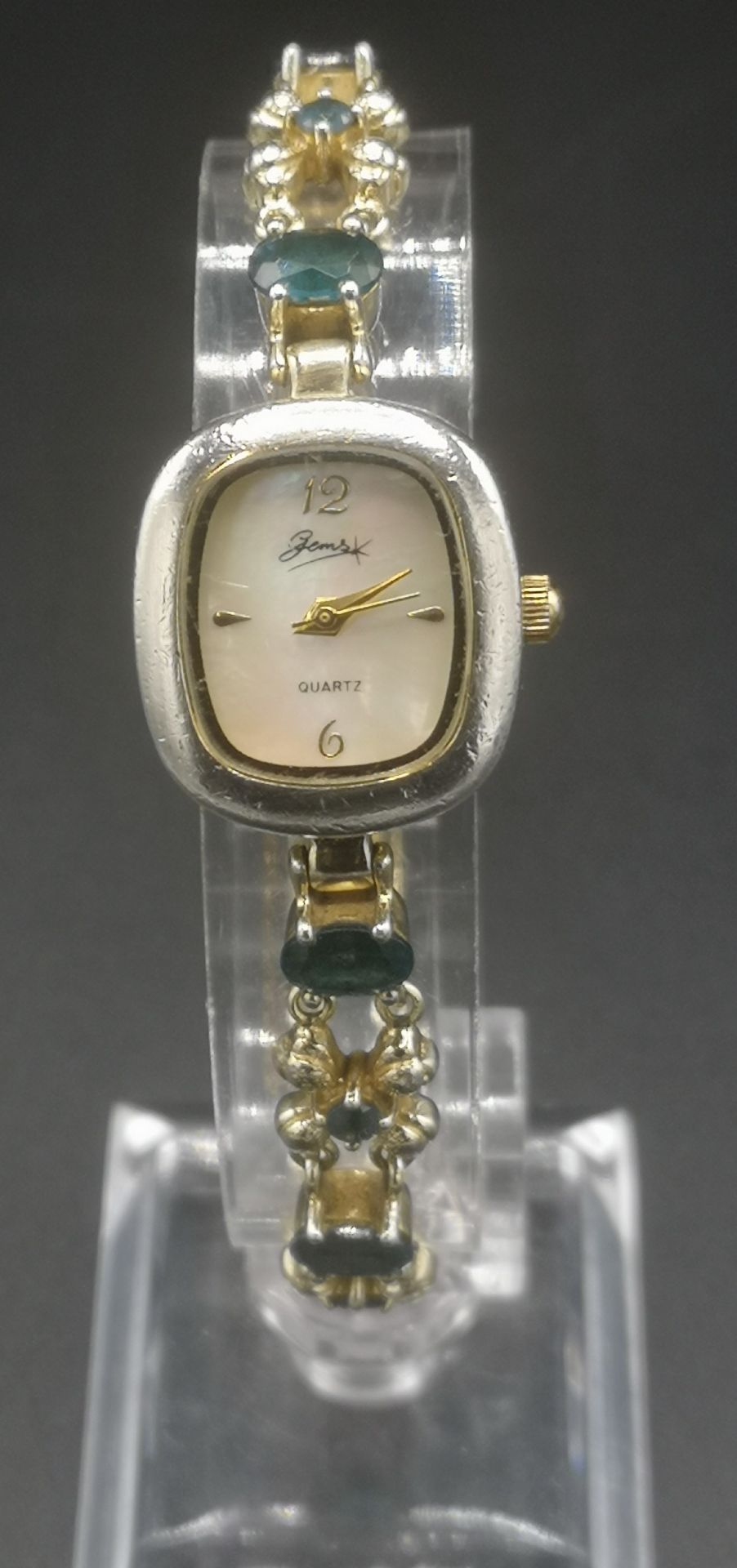 Ladies silver cocktail watch