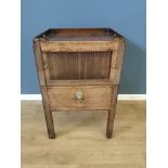 Georgian mahogany bedside table