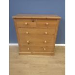 Pine chest of drawers