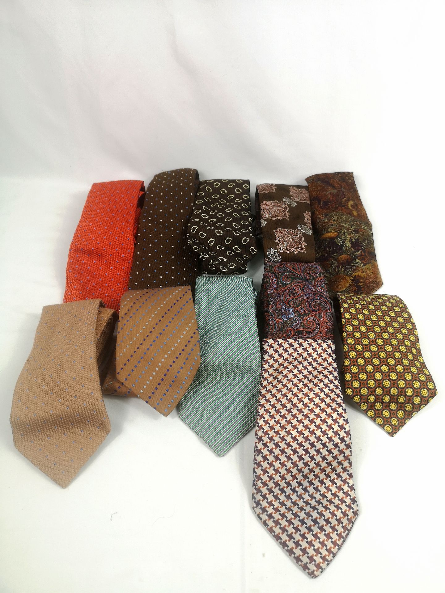 Ten Turnbull and Asser silk ties