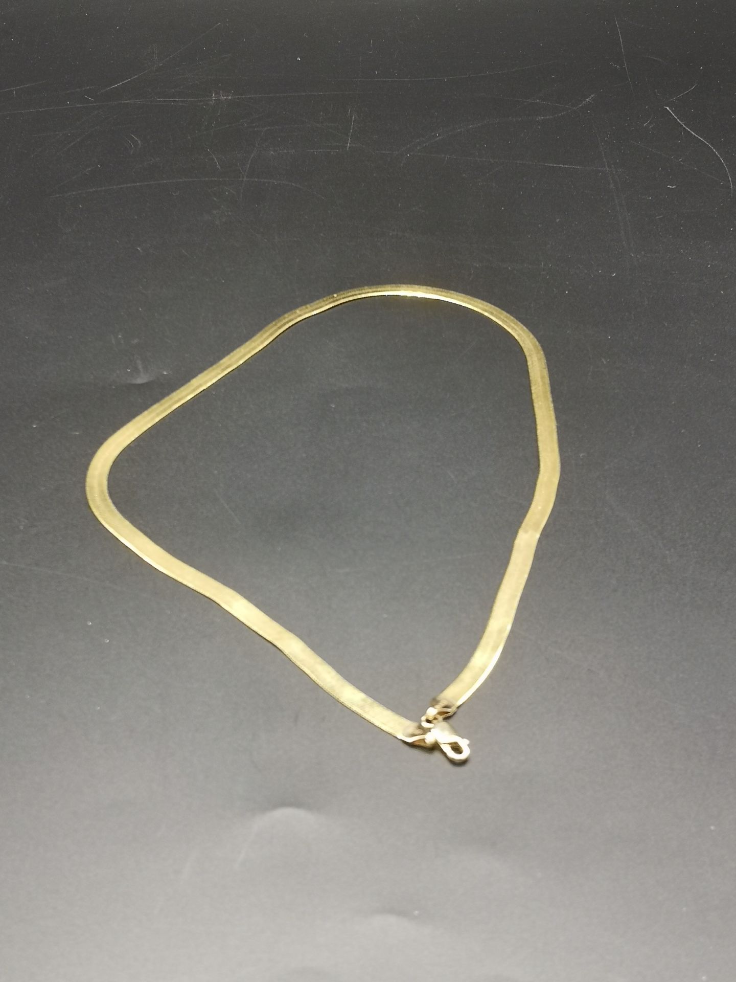 9ct white and yellow gold necklace - Image 5 of 5