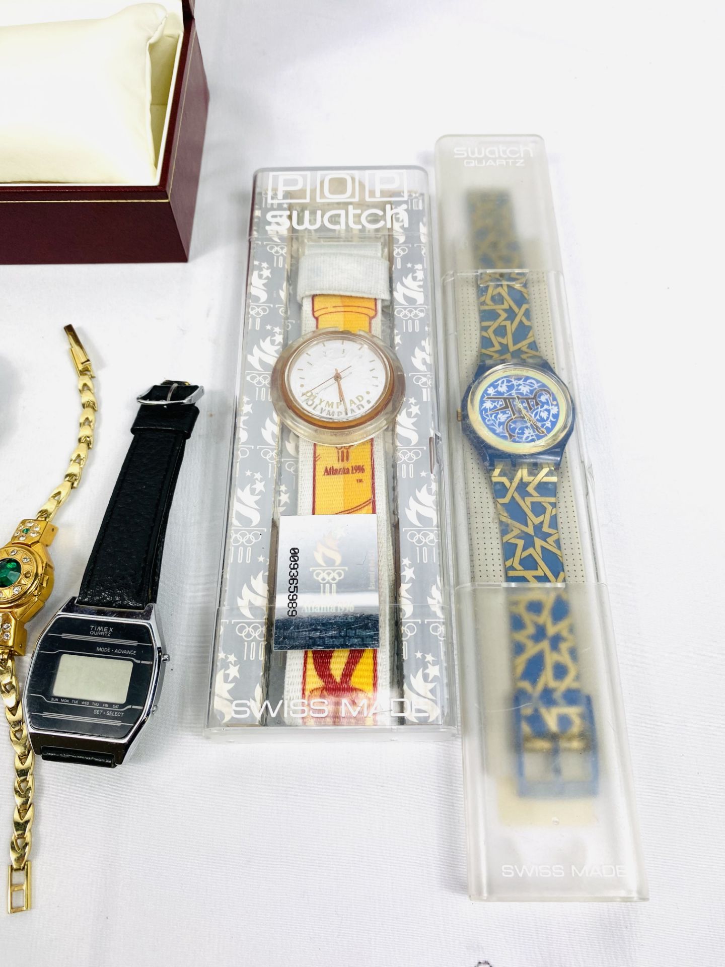Collection of watches to include Casio, Swatch, Seiko and Rotary. - Image 2 of 3
