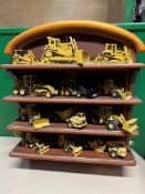 Collection of twelve various Caterpillar scale models