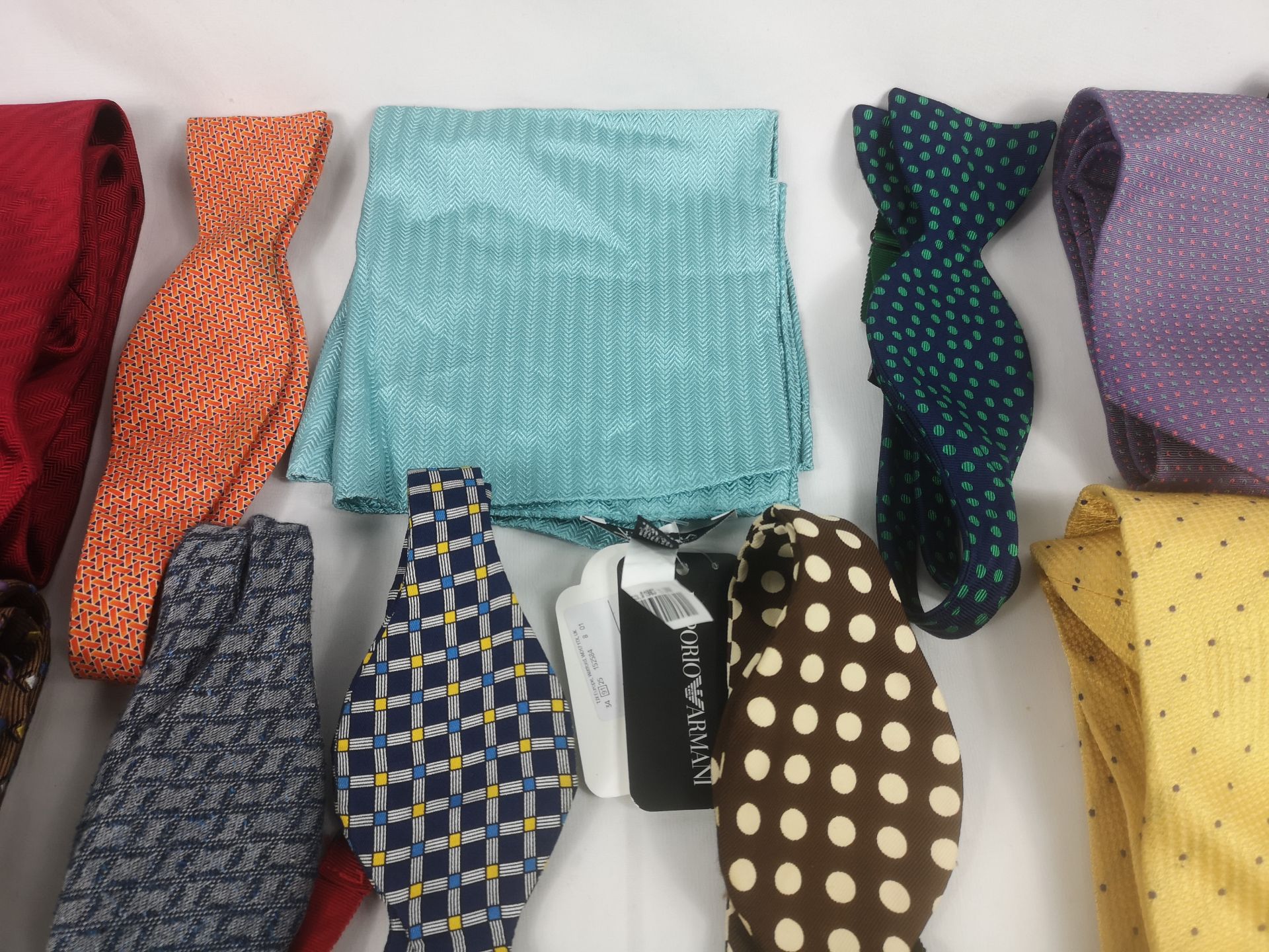 Eight Turnbull and Asser silk ties together with a quantity of Turnbull and Asser bow ties - Image 2 of 6