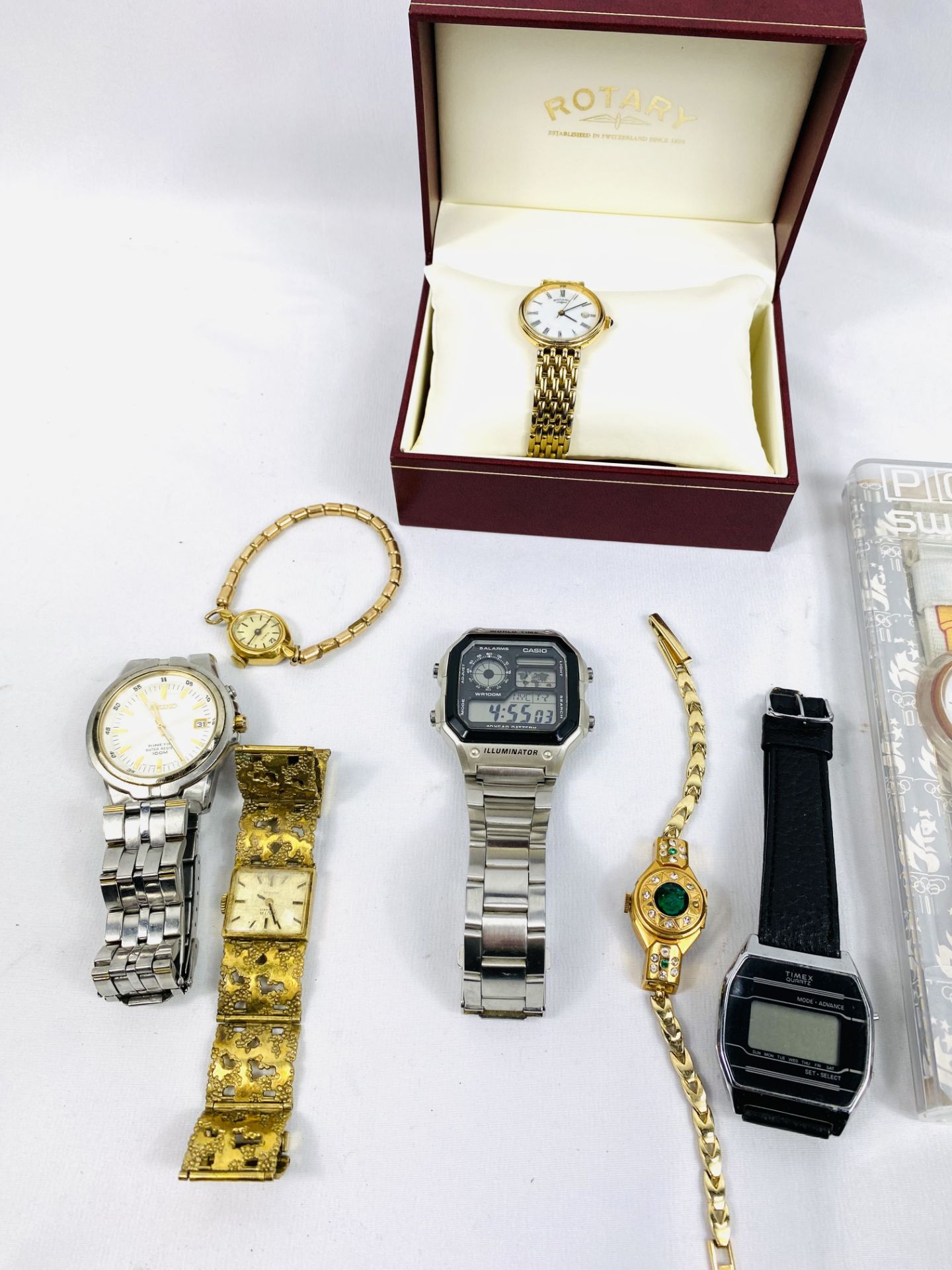 Collection of watches to include Casio, Swatch, Seiko and Rotary. - Image 3 of 3