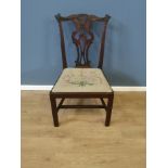 Mahogany dining chair