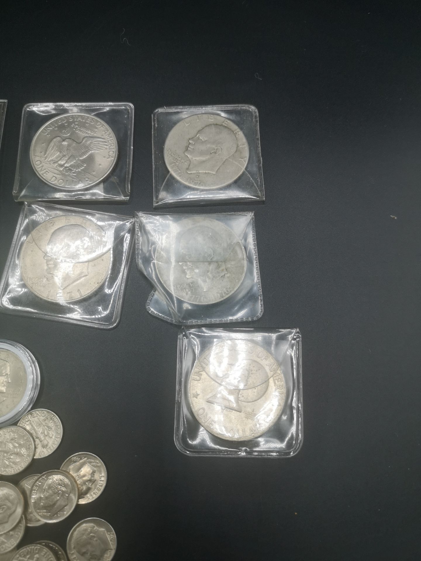 Quantity of US dollar coins, half dollars, dimes and quarters - Image 5 of 7