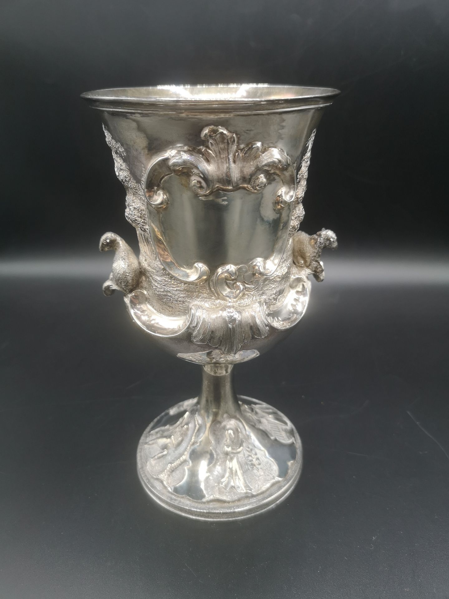 Victorian silver goblet - Bild 4 aus 6