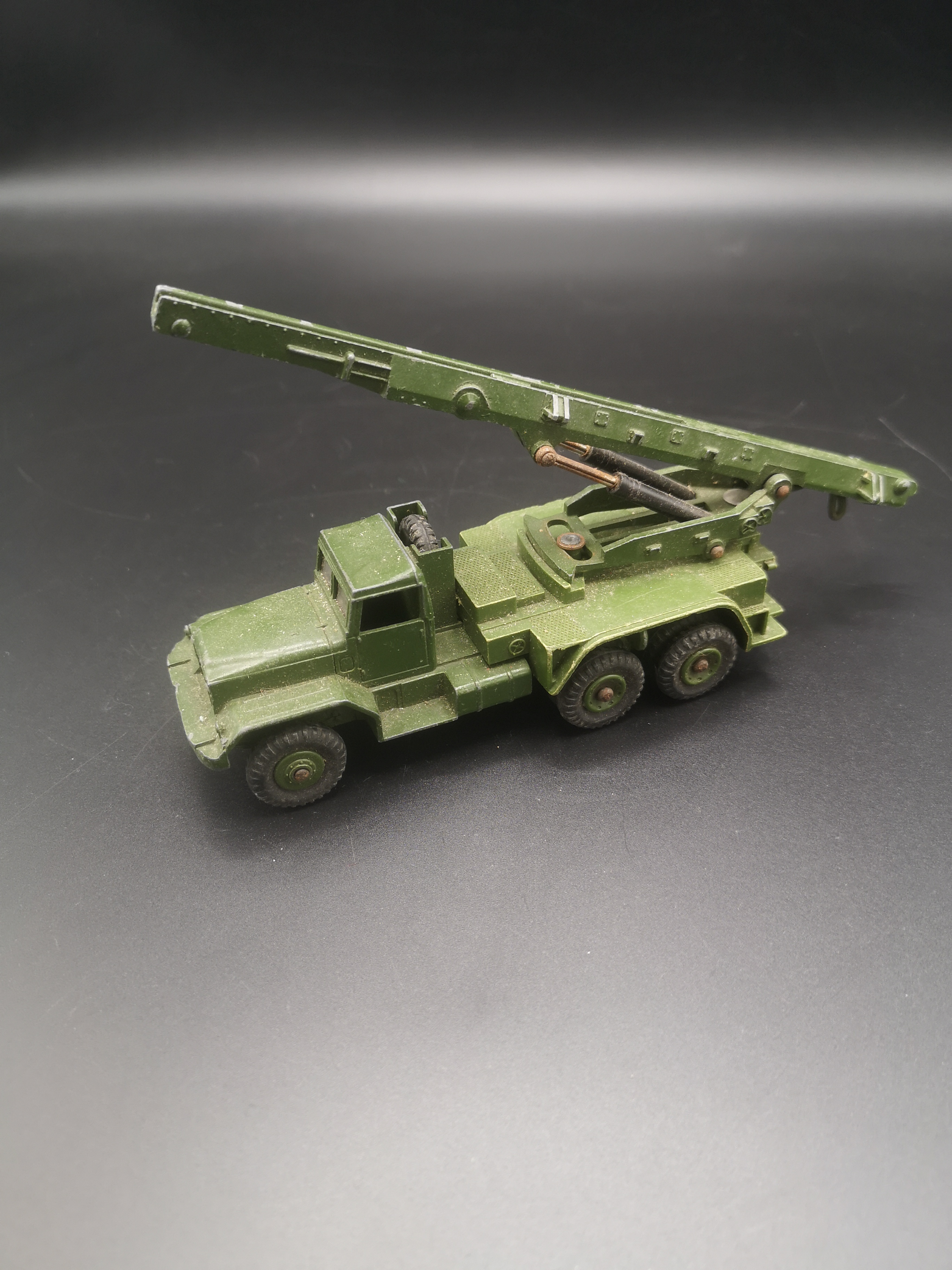 A Crescent diecast model tank together with a Dinky die-cast model missile launcher - Image 7 of 8