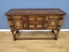 1930's oak sideboard