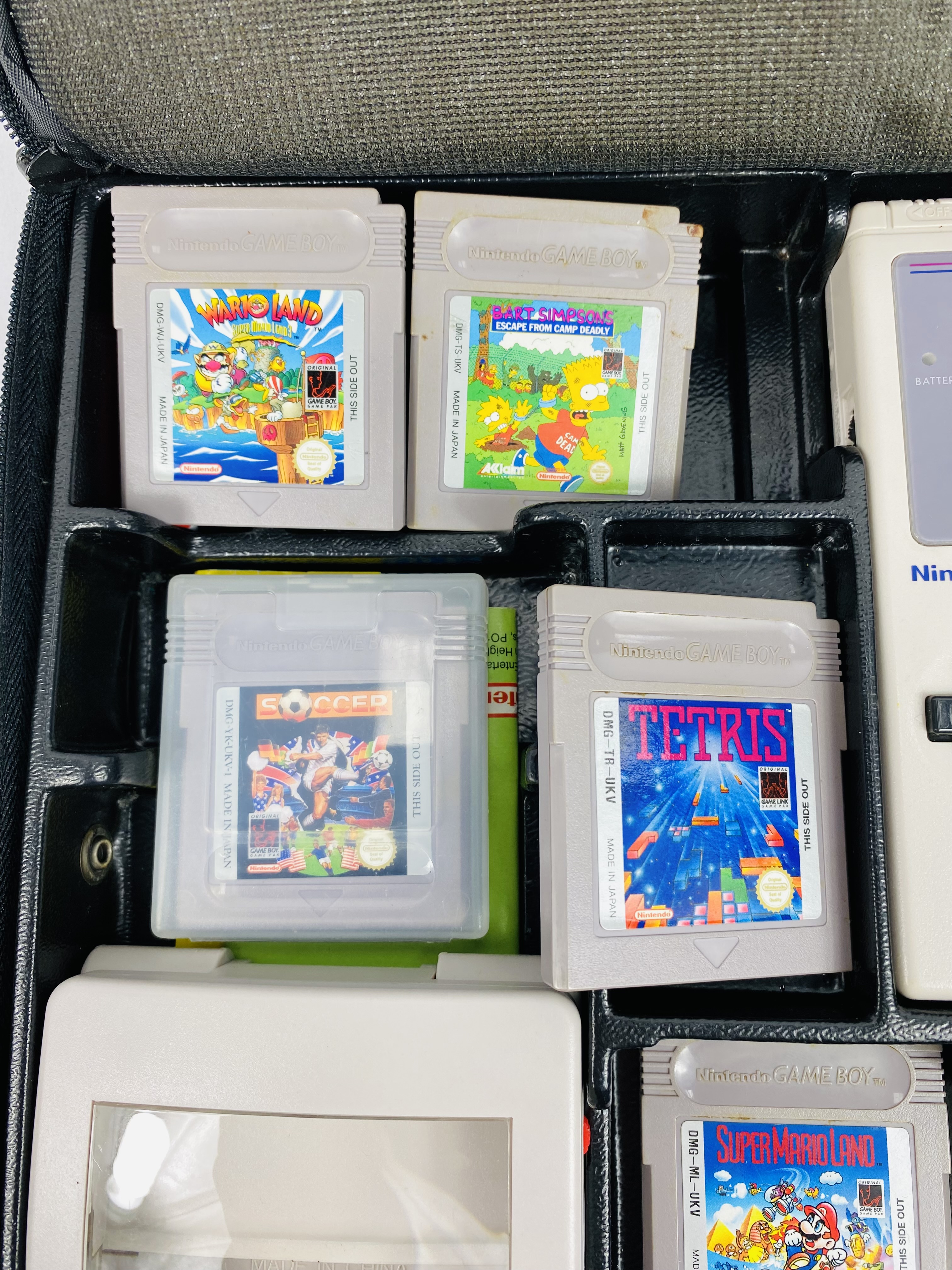 Nintendo Gameboy with games and accessories, in travel case - Image 3 of 4