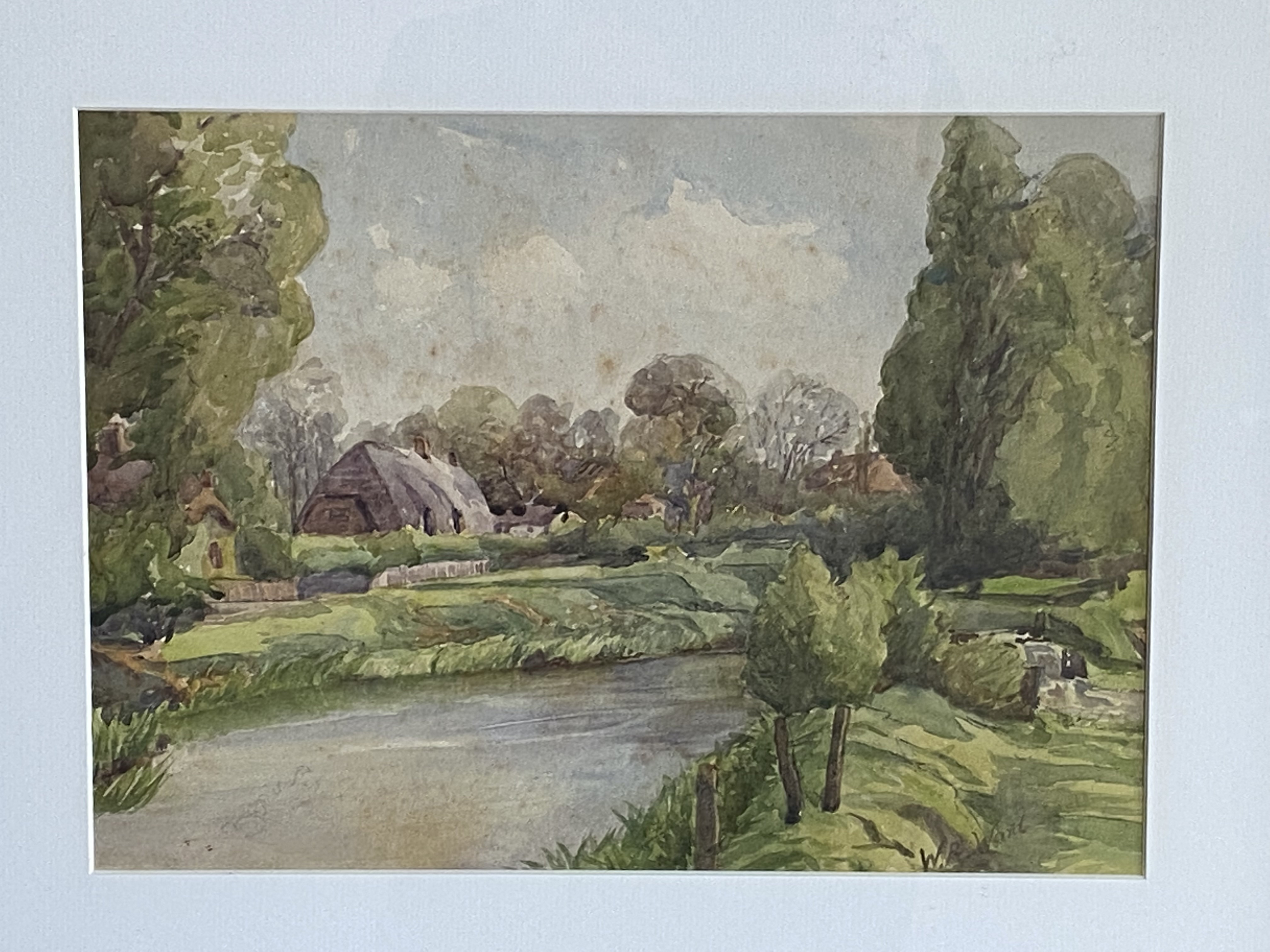 W.R. Ward - framed and glazed watercolour - Image 3 of 4