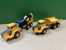 Volvo A35C Dump truck & A35C mixer truck