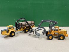 Volvo A35C Forester truck 1:50 scale in box & L180C Timber grab