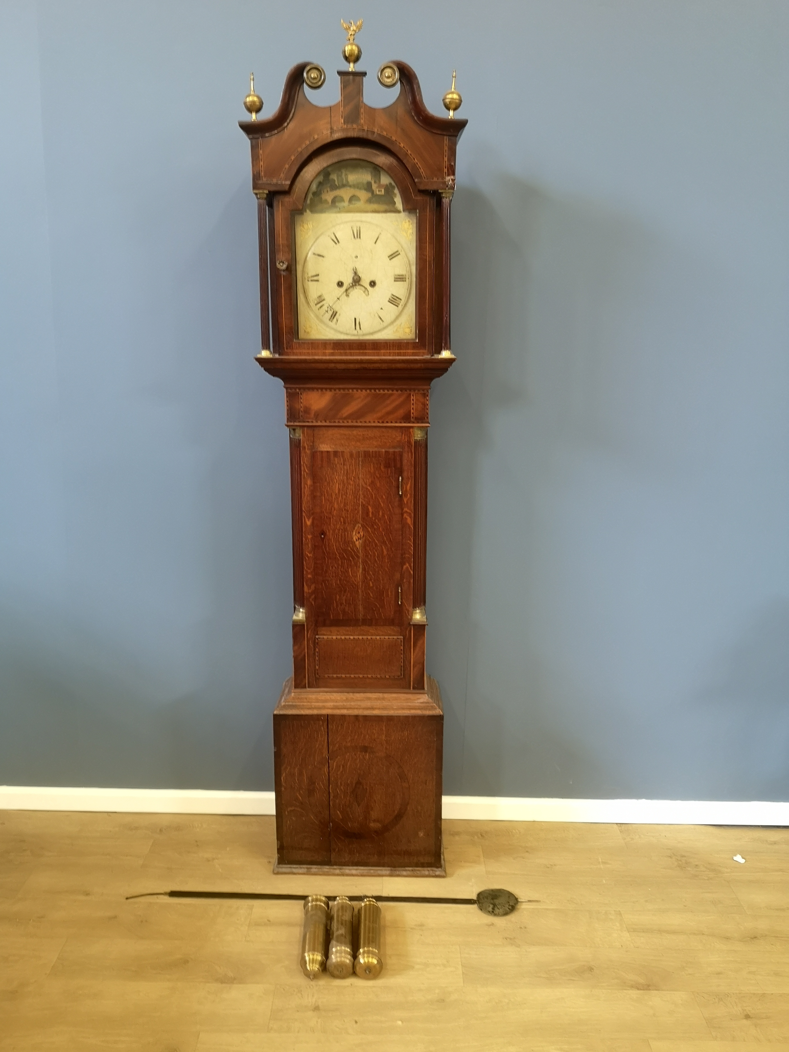Victorian longcase clock
