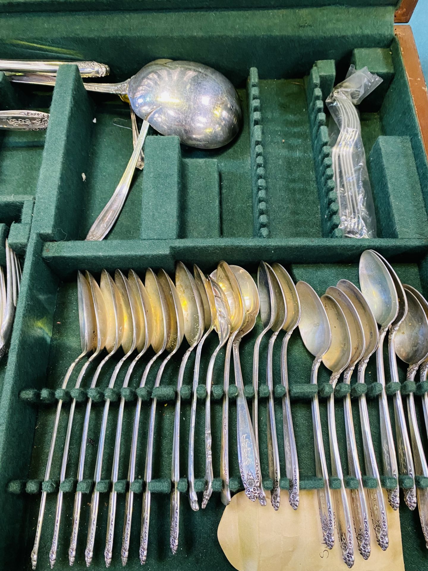 Canteen of American sterling silver cutlery - Bild 4 aus 6