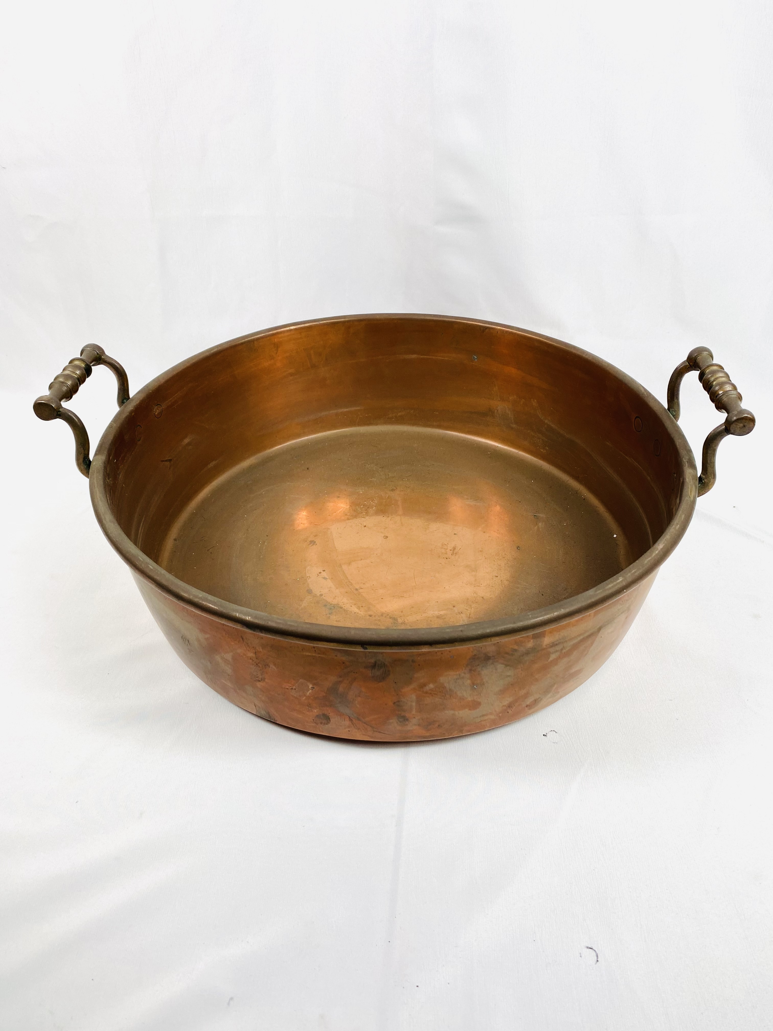 Copper jam pan - Image 3 of 3