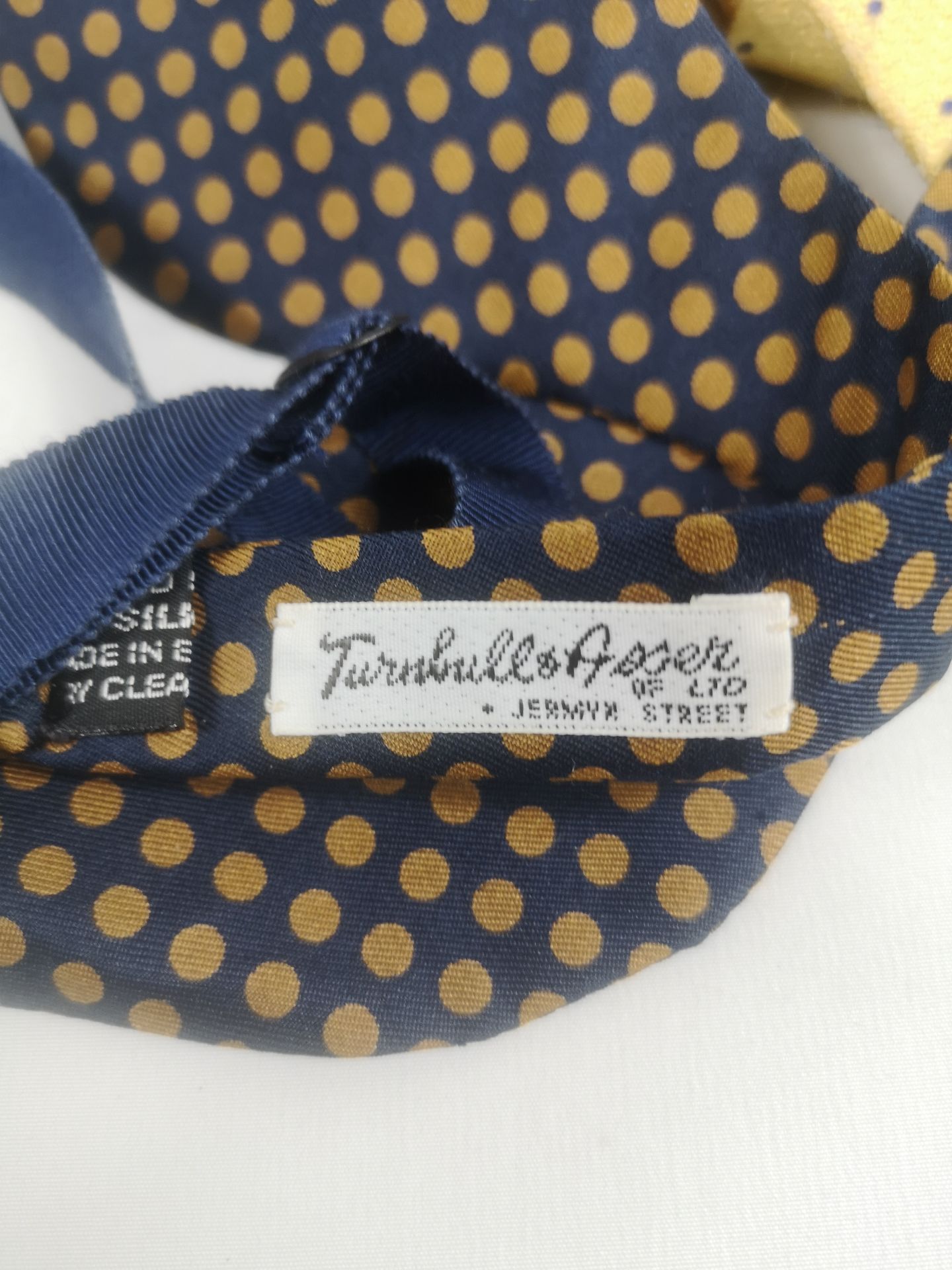 Eight Turnbull and Asser silk ties together with a quantity of Turnbull and Asser bow ties - Image 6 of 6