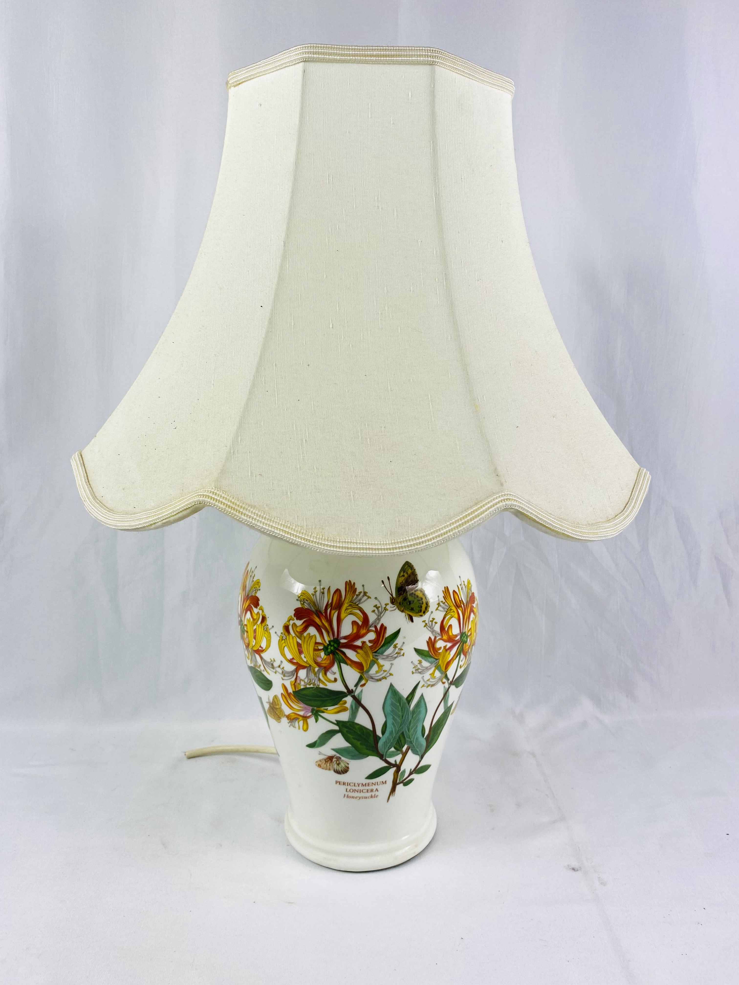 Portmeirion ceramic table lamp