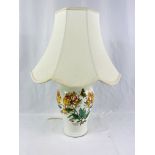 Portmeirion ceramic table lamp