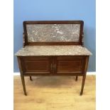Victorian marble topped washstand