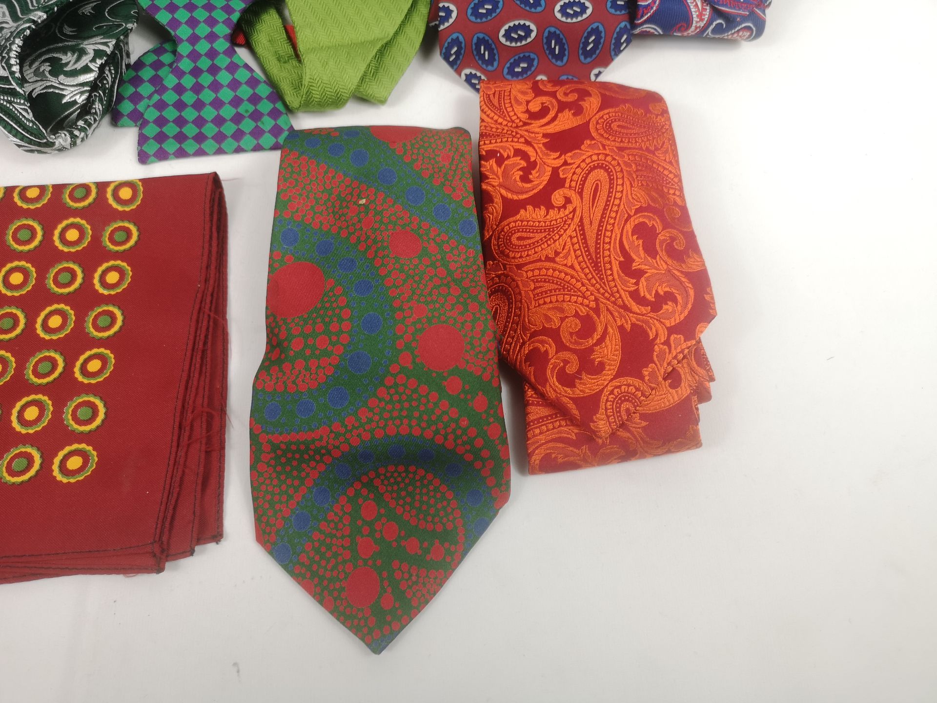 Eight Turnbull and Asser silk ties together with a quantity of Turnbull and Asser bow ties - Image 5 of 5