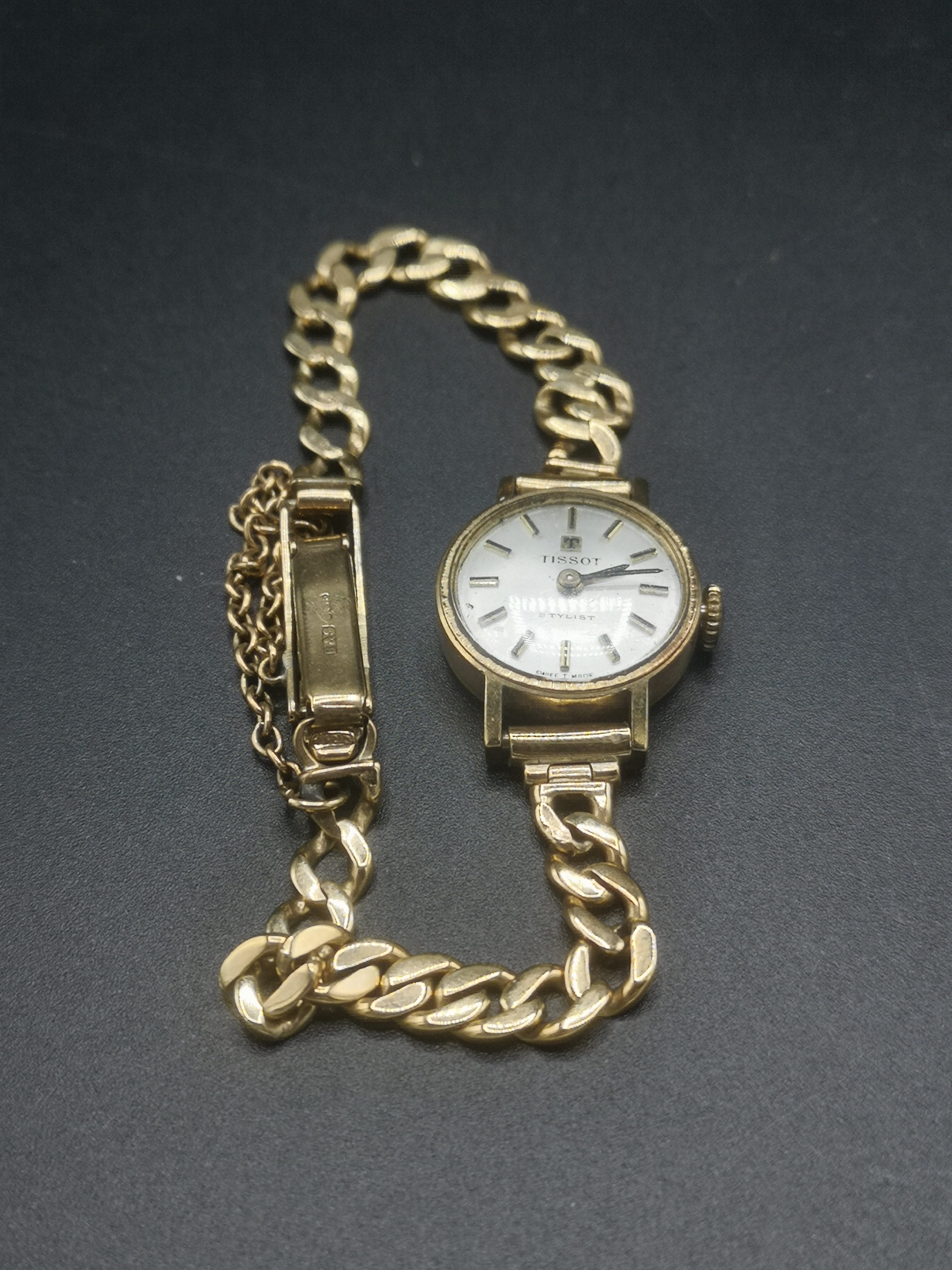 Tissot 9ct gold cased lady's wrist watch - Image 6 of 6