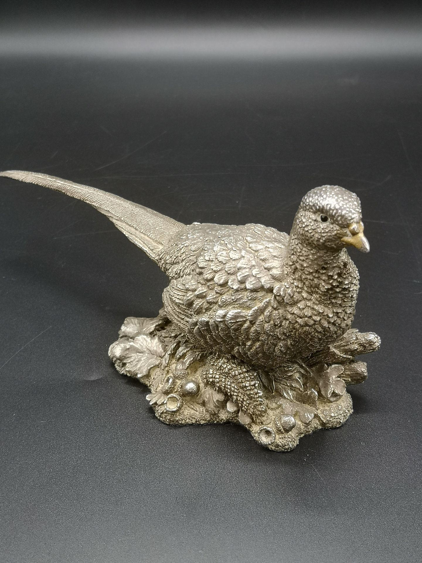 Pair of silver pheasants, a silver cock pheasant and a silver labrador - Image 4 of 7