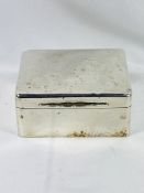 Silver cigarette box