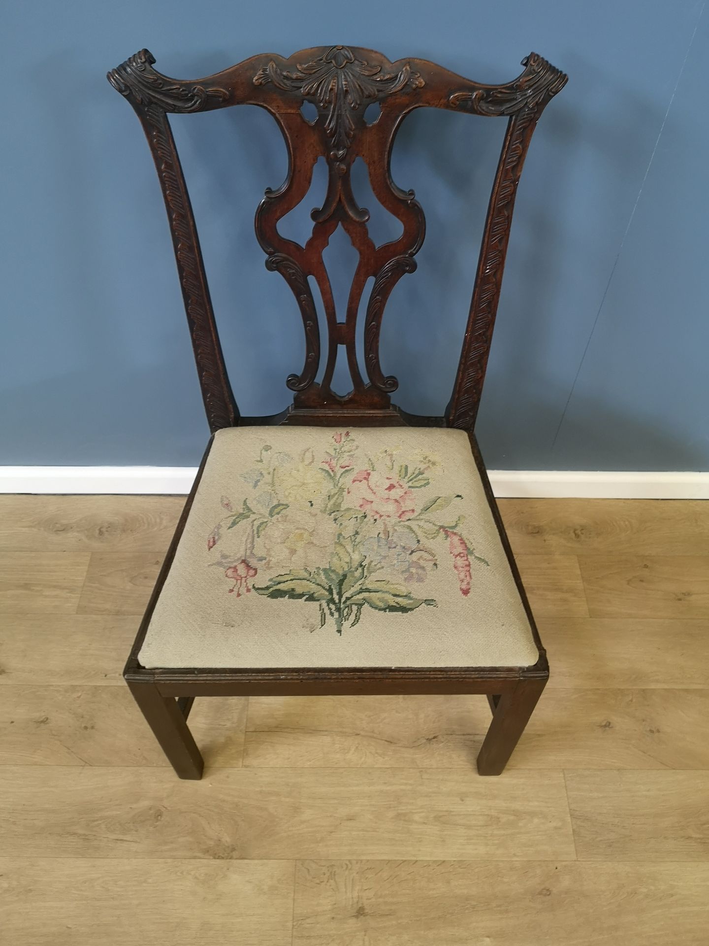 Mahogany dining chair - Image 2 of 5