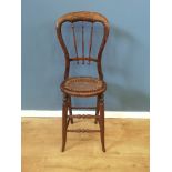 Victorian spindle back chair