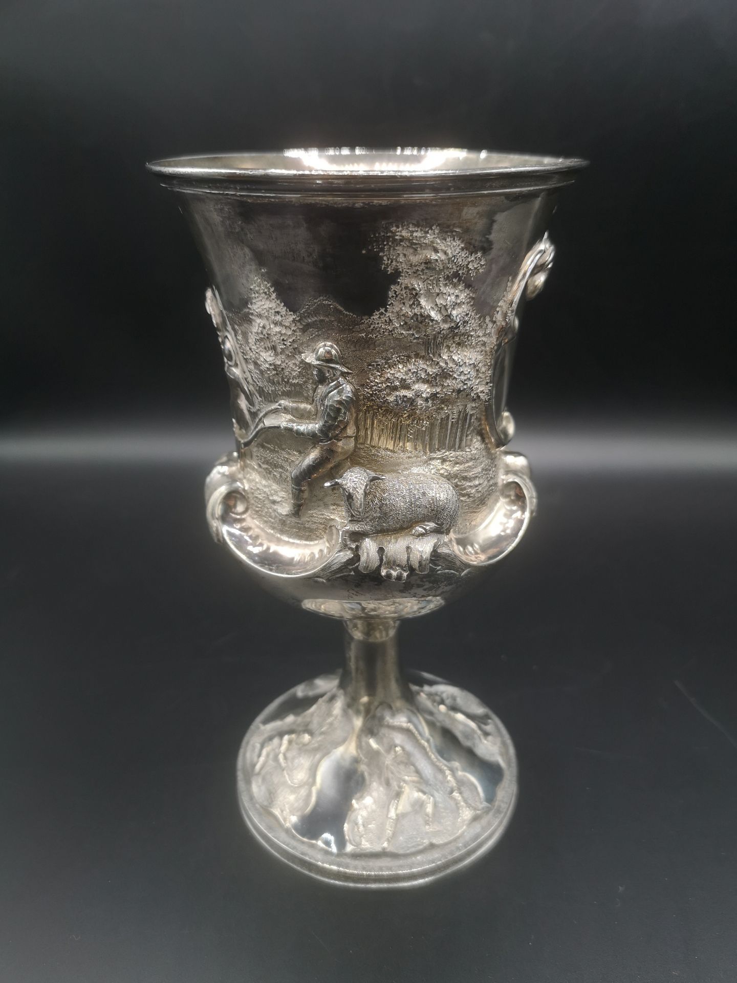 Victorian silver goblet - Bild 5 aus 6