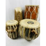 Four Indian drums