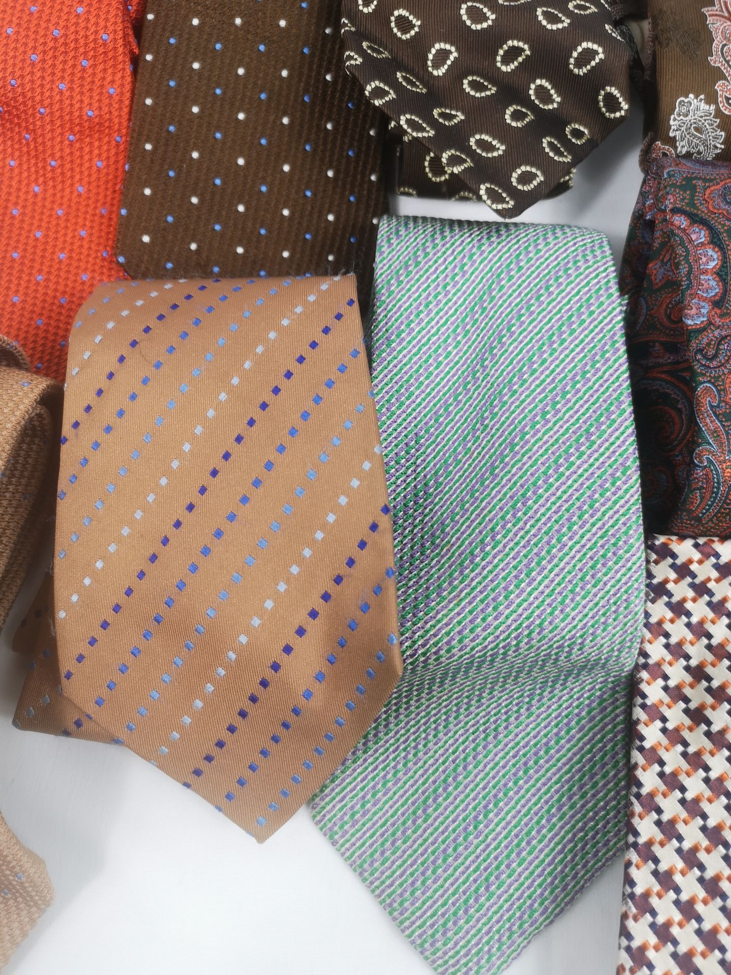 Ten Turnbull and Asser silk ties - Image 4 of 5