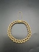 9ct gold link bracelet